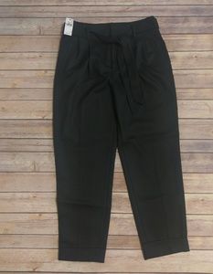 BLACK TIE WAIST PANT